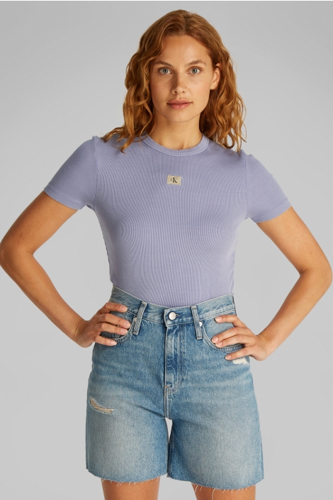 Calvin Klein washed woven label r